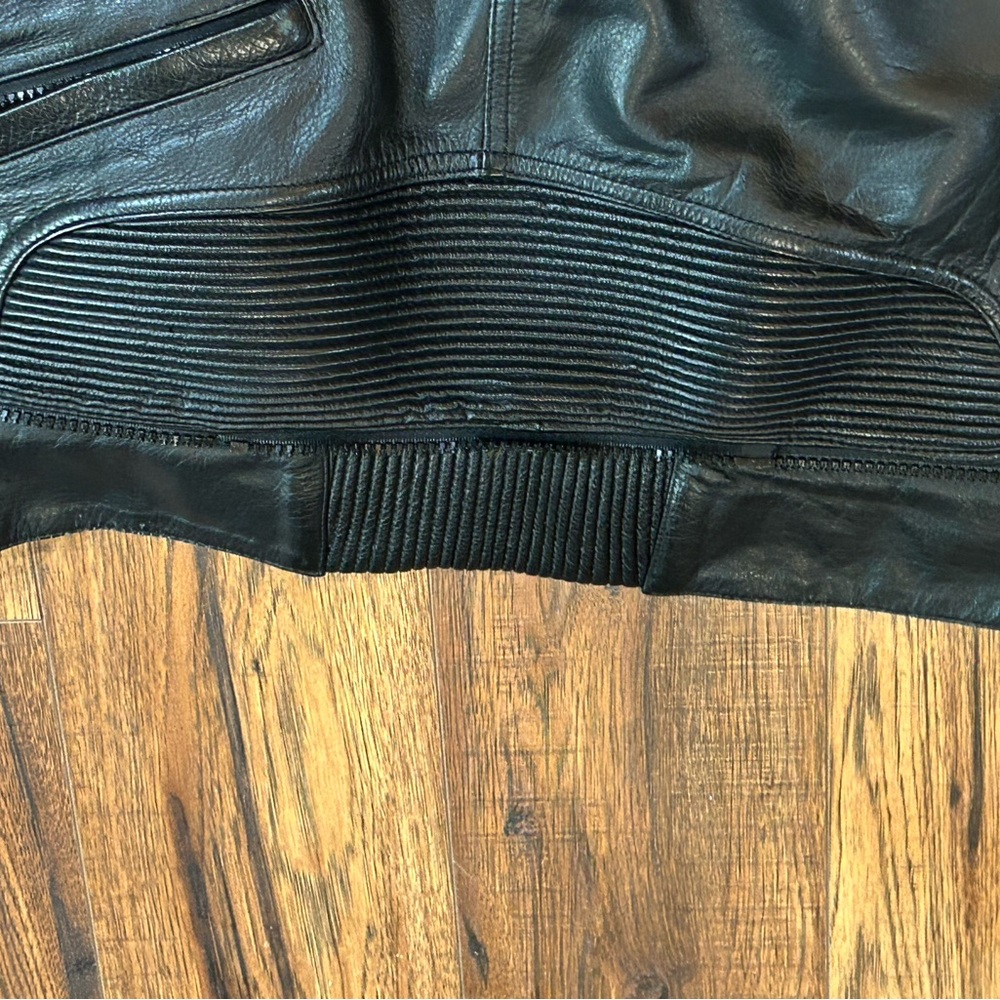 Fieldsheer men XL Black Leather insulated racing Motorcycle Pants - Picture 8 of 11